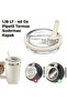 1.18 Lt 40 oz Compatible Thermos with Straw and Leak-Proof Lid Set Cream – Straw Included as a Gift