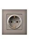 Günsan Eqona Mocha Grounded Socket