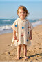 Organic 100% Cotton Muslin Children's Poncho - Paw