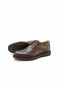 Oxford Men's Shoes, Inside and Outside %100 Genuine Leather, Brown, Orthopedic, Classic. Daily, Lightweight, Comfortable, Stylish - 5