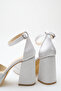 Women's Special Design Satin Fabric Platform Heeled Shoes (Molds Are Half a Number Bigger.) - 5