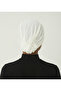 Luxury Ribbed Back Chiffon Accessory Cream Ready-To-Wear Turban Hijab Bonnet Suitable for Medical Use - 5