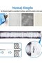 4-line clothes dryer, retractable, polypropylene and polyester, White - 7