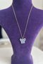 Caprea Steel Evil Eye Butterfly Chain Necklace Gold Color Tarnish Resistant Women's Necklace 40+ 5 cm - 4