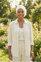 Corded Ruffled Front Pleated Piped Cream Ready-To-Wear Turban Hijab Bonnet Suitable for Medical Use - 6