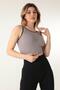 Ribbed Unsupported Bustier - 8