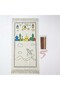 Painted Washable Educational Girl's Prayer Rug and Prayer Beads Set