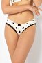 Polka Dot Lace Edged Comfortable Fit Stylish Women's Panties - 2