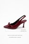 Miley Bow Detailed 9cm Heeled Women's Heeled Shoes - 3