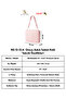 Fully Adjustable Pink Faux Leather Laptop Sleeve and MacBook Bag 11 /13.6/15.6 Inch M2/M3 Compatible Case - 5