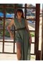Azi̇ze Bohem Stylish Muslin Dress / Çağla - 2
