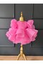 Balloon Sleeves Buckle Girls' Evening Dress - 2
