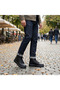 Full Black Lace-Up High-Sole Men's Sports Boots - Full Black Style Sneaker Boots Ba0713 - 2