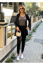 Women's Long-Sleeve Crepe Three-Piece Set - 3