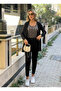 Women's Long-Sleeve Crepe Three-Piece Set - 4