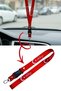 White Plush Car Seat Travel Neck Pillow (Pack of 2) / Car Belt Pad / Car Mirror Strap - 4