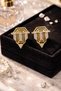 Women's Steel Color Anti-Throw Guaranteed Billed Earrings Jfrch2030