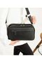 Women's Embossed Just & Polo Patterned Bag Vegan Shoulder and Hand Bag - 4