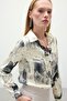 Patterned Classic Shirt - Gray