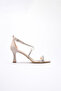 Beige Women's Heeled Sandals Tr12My03C - 4