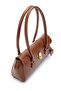 Baget Form Special Lock Pendant Detailed Hilly Women's Shoulder Bag Brown - 5