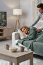 Coco Rice Knitted Knitwear TV Blanket Throw Water Green Knitted Sofa Shawl with Pompom - 2