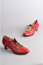 Select dml genuine leather special production women's dance shoes (heel height: 4.5cm) red - 7