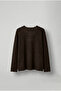 Men's Wool Relax Fit Knitwear Sweater Brown - 2