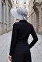 Combed Cotton Bonnet Turban with Detachable Bow on the Back, S-4, Gray 2 - 3