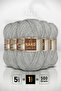Super Pearl • Light Gray (195) • 5-Pack × 100 Gr / 260 m • Wool Blend Hand Knitting Yarn • Scarf, Vest, Sweater