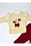 Flowers Süzene Embroidered Baby Girl Set - 4