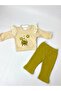 Flowers Süzene Embroidered Baby Girl Set - 4