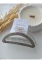 Bone Gray Women's Hair Clip Soft Colorful Hairpin Shiny Sequin - 5
