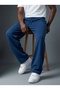 3 Yarn Charded Baggy Cotton Trackpants K1032E - 3