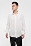 White Regular Fit Long Sleeve Shirt - 3