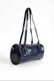 Women's Long Strap Cylinder Model Shoulder Bag Navy Blue - 3