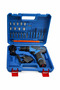21V Cordless Drill Set, Variable Speed Electric Drill Set with 2 Batteries