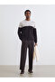 Esvab • Modern & Distinctive Zero Roba Collar Color Block Men's Knitwear Sweater - 3