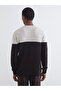 Esvab • Modern & Distinctive Zero Roba Collar Color Block Men's Knitwear Sweater - 5
