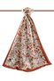 Women's Luxury Medina Silk Shawl Tan-Pistachio Green