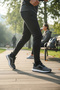 Enoch Men's Black Smart Lace-Up Walking Shoes - Practical Sneaker Without Laces