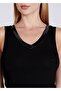 6513 V-Neck Zero Sleeve Women's Tank Top - 2