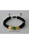 Real Natural Stone-Healing Aventurine and Calcite Bracelet - Success Career Courage - 2
