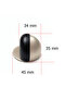 Door Stoppers Self Adhesive Door Bumper 1Pc Metal and Surface Satin - 4