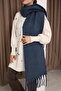 Women's Soft Textured Tasseled Knitted Scarf Shawl Shoulder Wrap - 4