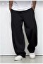 Tracksuit Bottoms 2 (Pieces) Black Grey Plus Size Sportswear High Quality Loose Fit Flexible Comfortable Fabric - 2