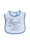 My Grandmother Loves Me So Much Written Baby Bib Blue, - 3