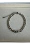 Men's Silver Color Stainless Steel Figaro Chain Model Bracelet