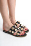 Ali̇nda Women's Transparent Beaded Slippers A003- K352 - 5
