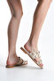 Ali̇nda Women's Transparent Beaded Slippers A003- K352 - 5